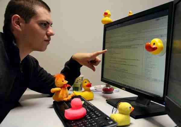 روش rubber duck